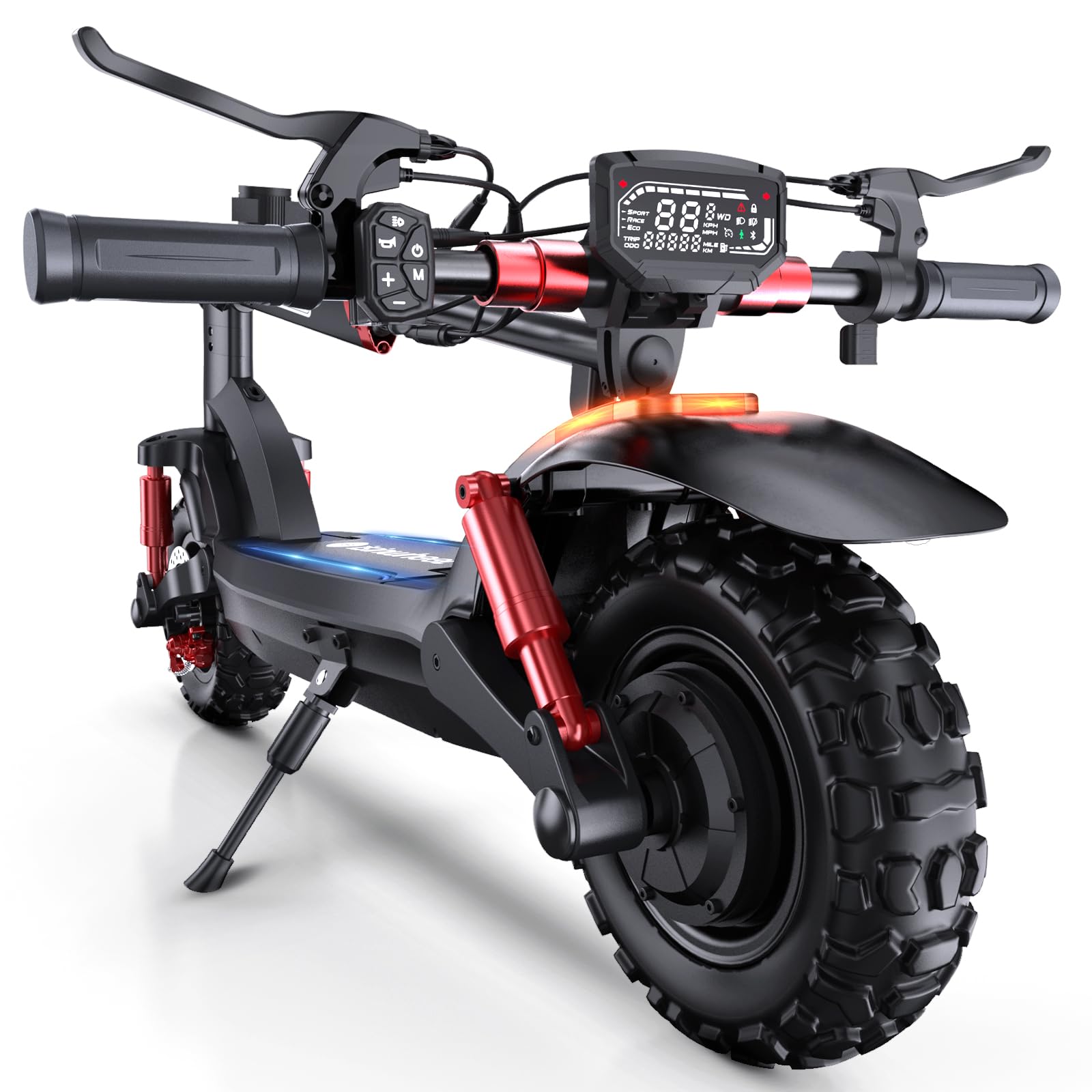 isinwheel Electric Scooter for Adults 1000 800W Motor Up to 28 MPH 37 28 Miles Range APP Control