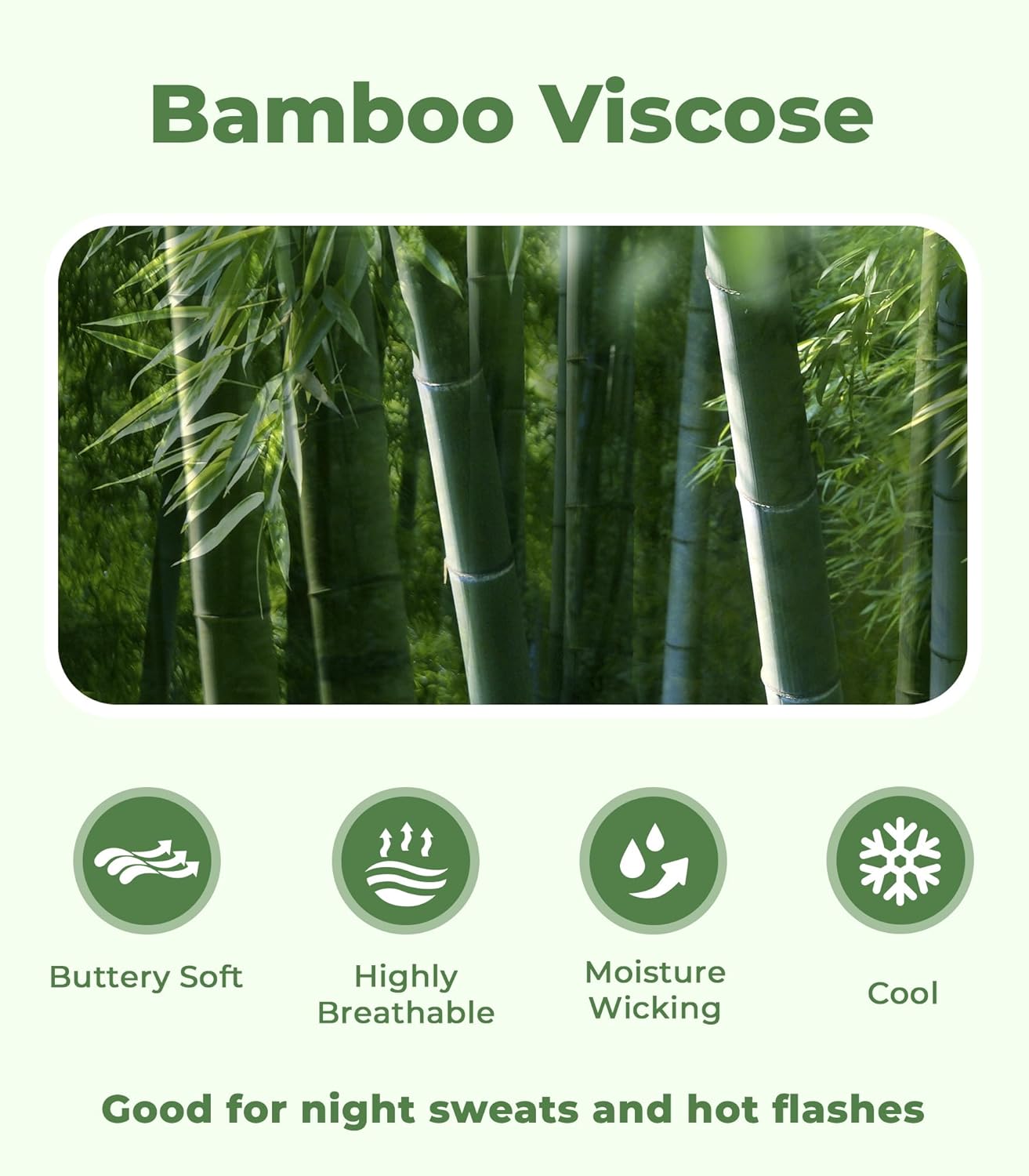 NACHILA Pajamas for Women-Viscose Made from Bamboo,Long Sleeve Pajama Sets Crew Neck Pj with Joggers Pants Soft 2 Piece Pjs - Image 6