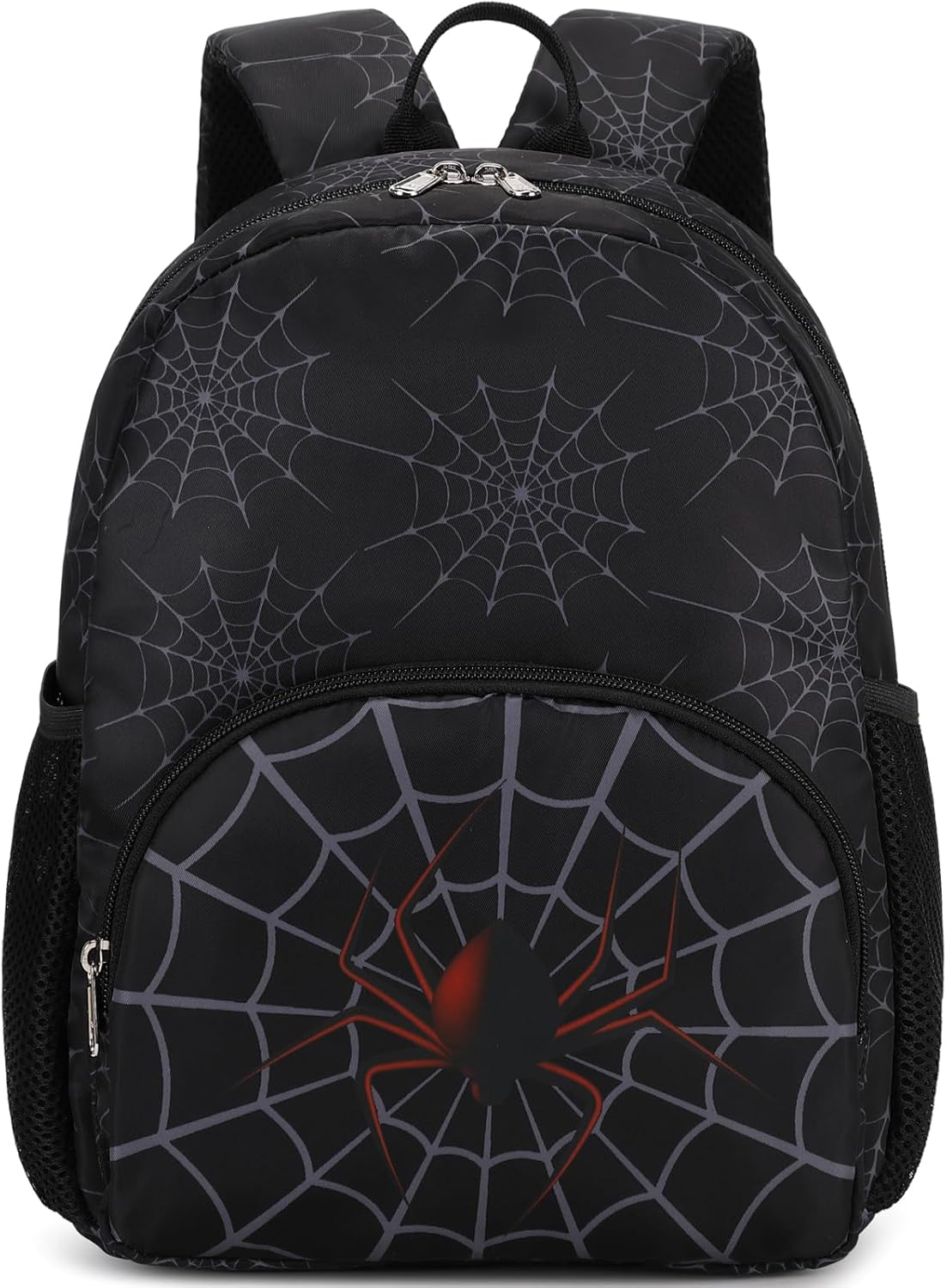 JIANYA Toddler Backpack for Little Boys, Spider Print Mini