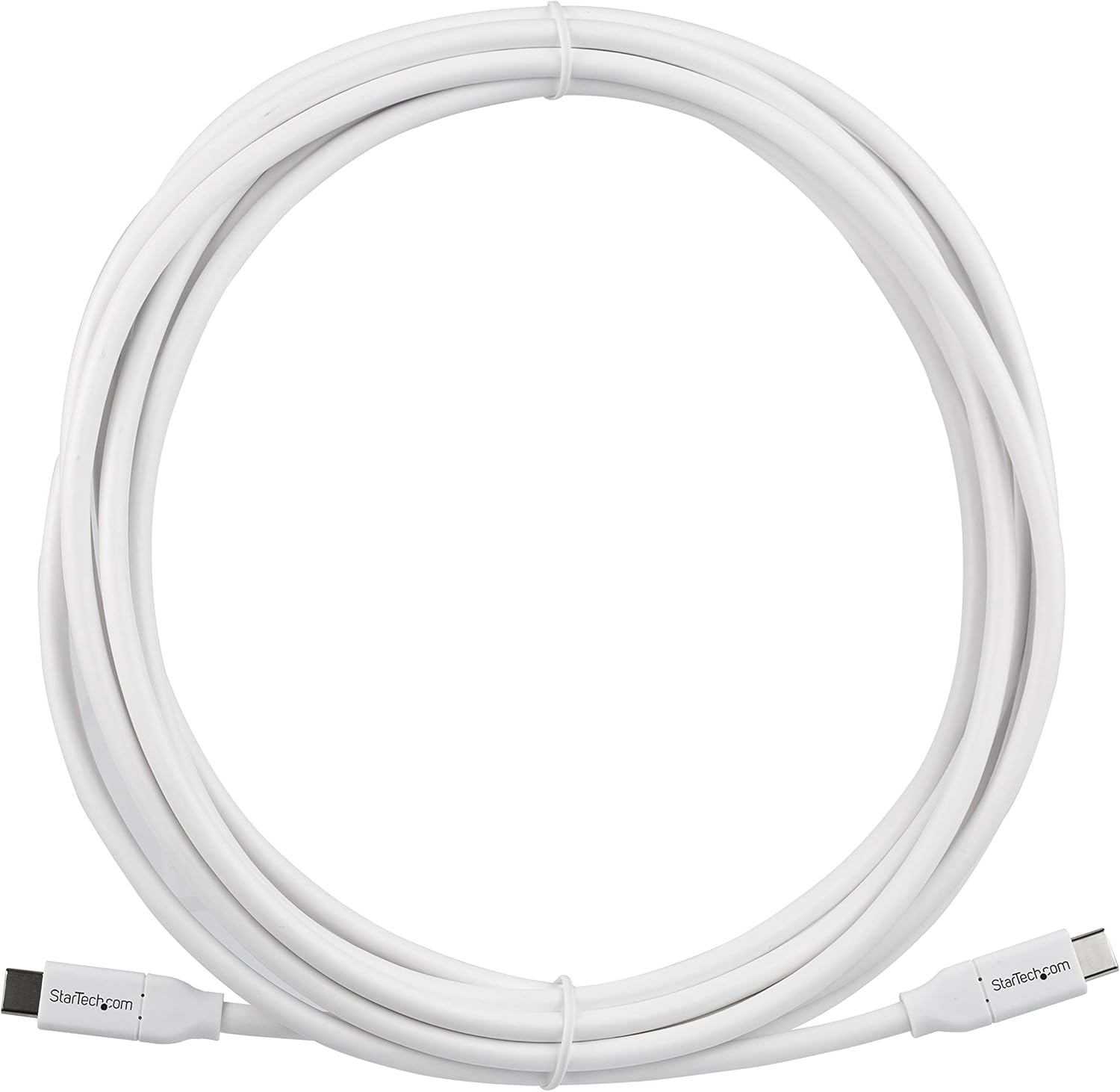 Product Deal StarTech.com USB C to USB C Cable - 13 ft / 4m - 5A PD - M/M - White - USB 2.0 - USB-IF Certified - USB Type C Cable - USB C Charging Cable