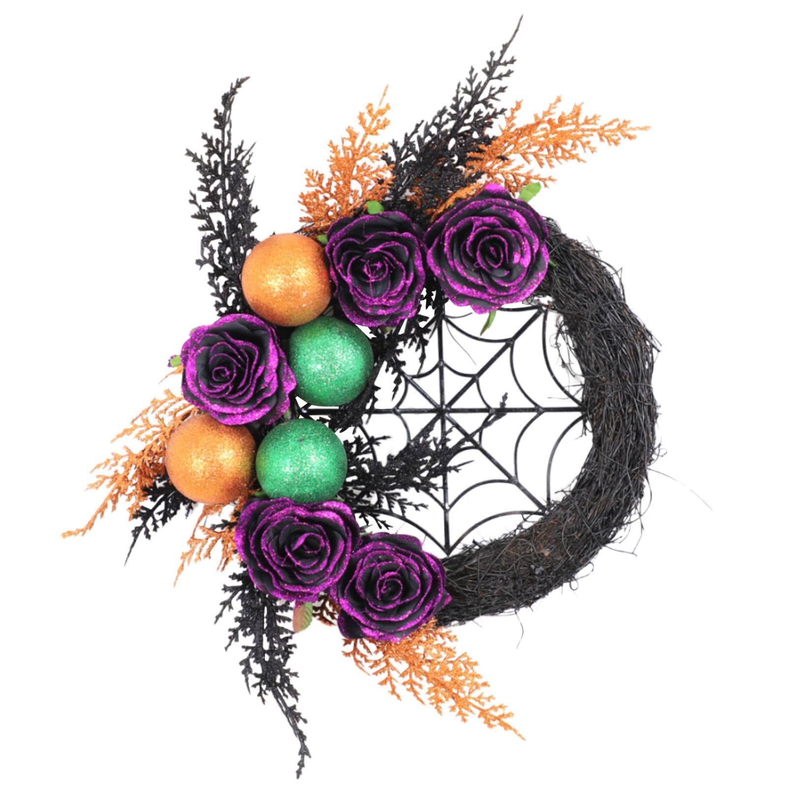 Couronne de roses gothiques pour sublimer votre soirée d'Halloween entre amis