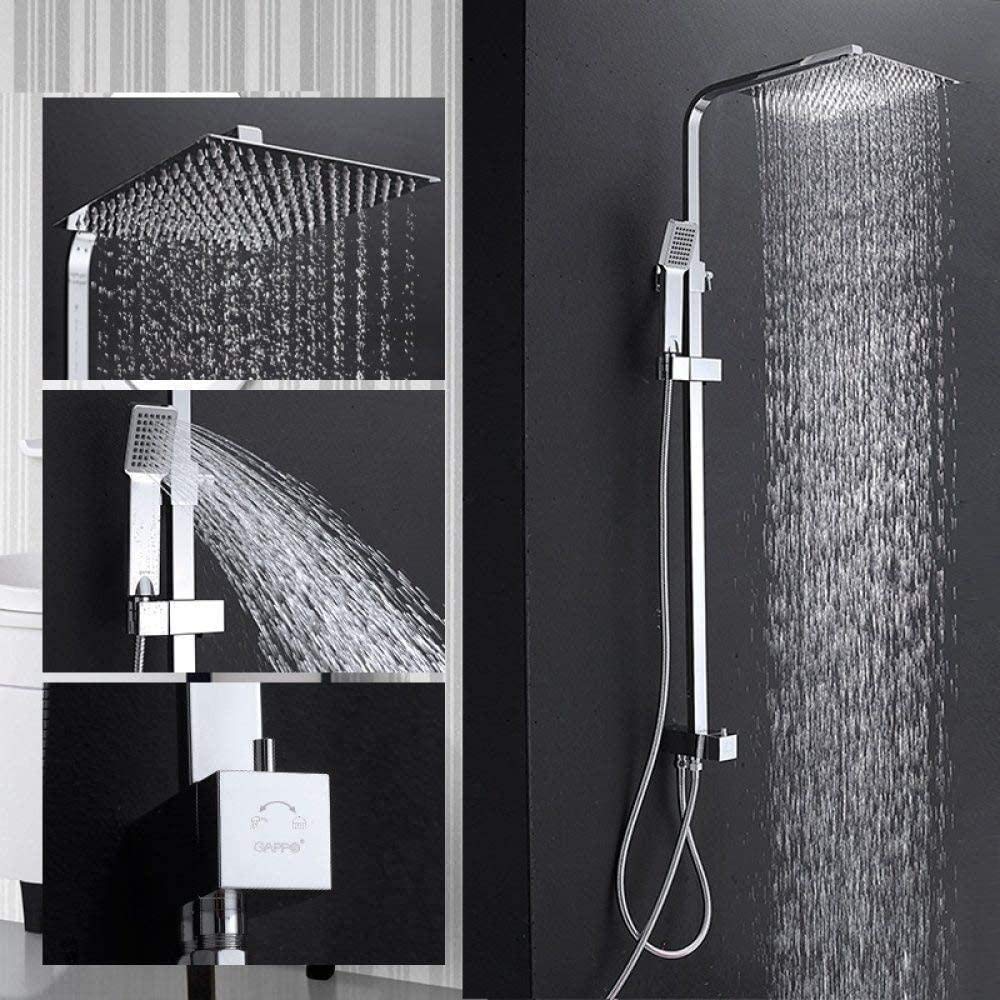 Ensemble de douche complet avec mitigeur pour baignoire familiale