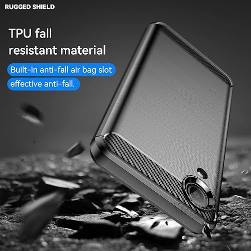 Vista 6 de Samsung A03 Core case,Galaxy A03 Core case,with HD Screen Protector, Shock-Absorption Flexible TPU Bumper Soft Rubber Protective Case Cove for