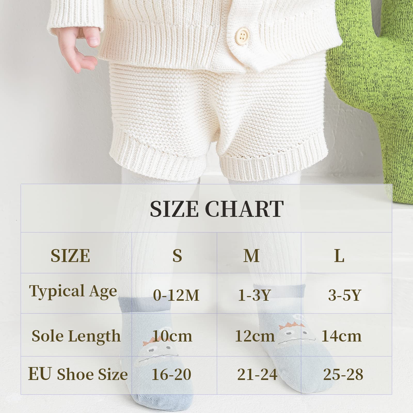 Baby Anti-Slip Ankle Skarpety Cute Cartoon Grips Skarpety Dla Niemowląt Maluch Chłopcy Dziewczyny 5/6 Para