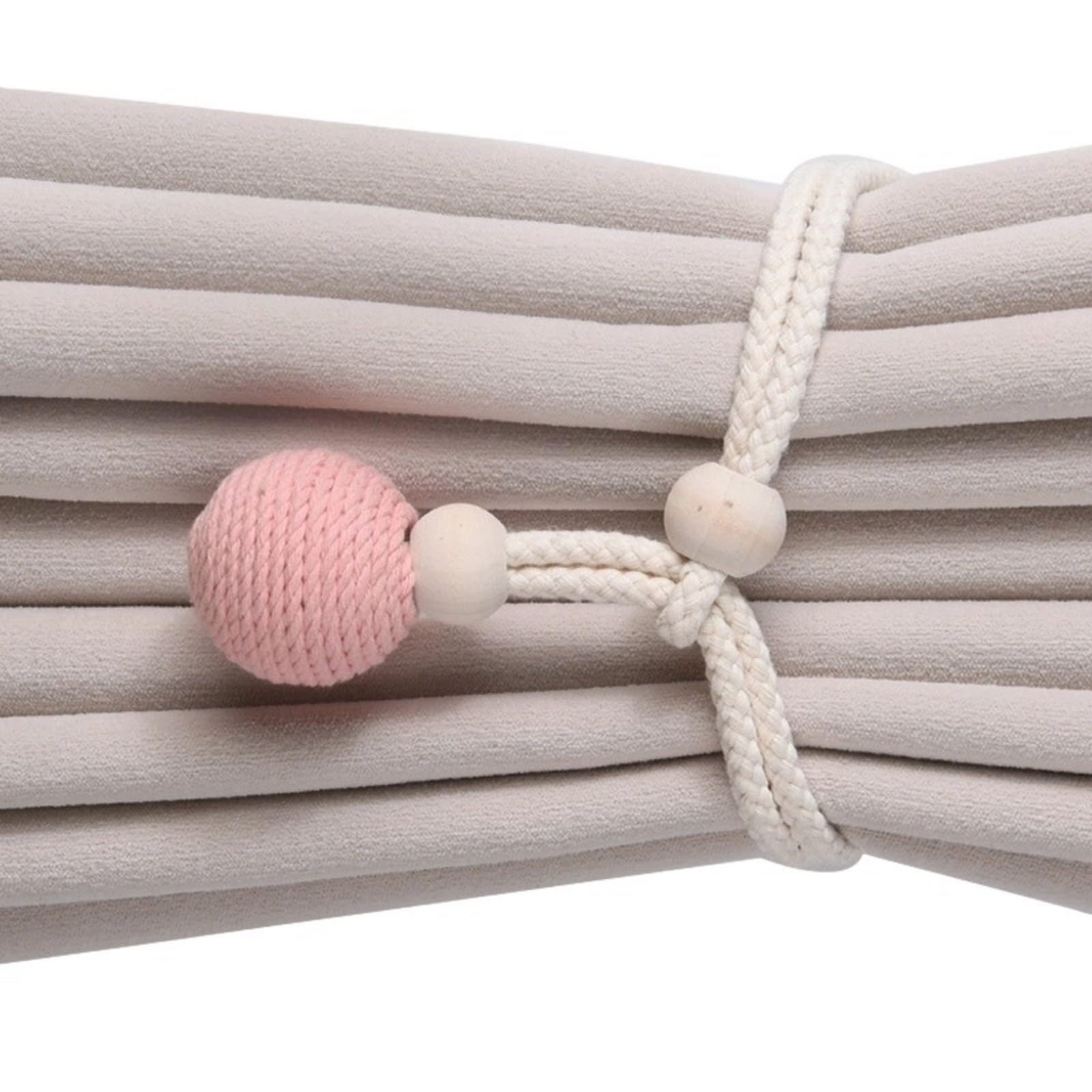 PANGBOER Hand Woven Curtain Tiebacks Decorative Tie Backs Holdbacks Holders Cord for Home Offices Window Drapery Braided Tiebacks for Drapes