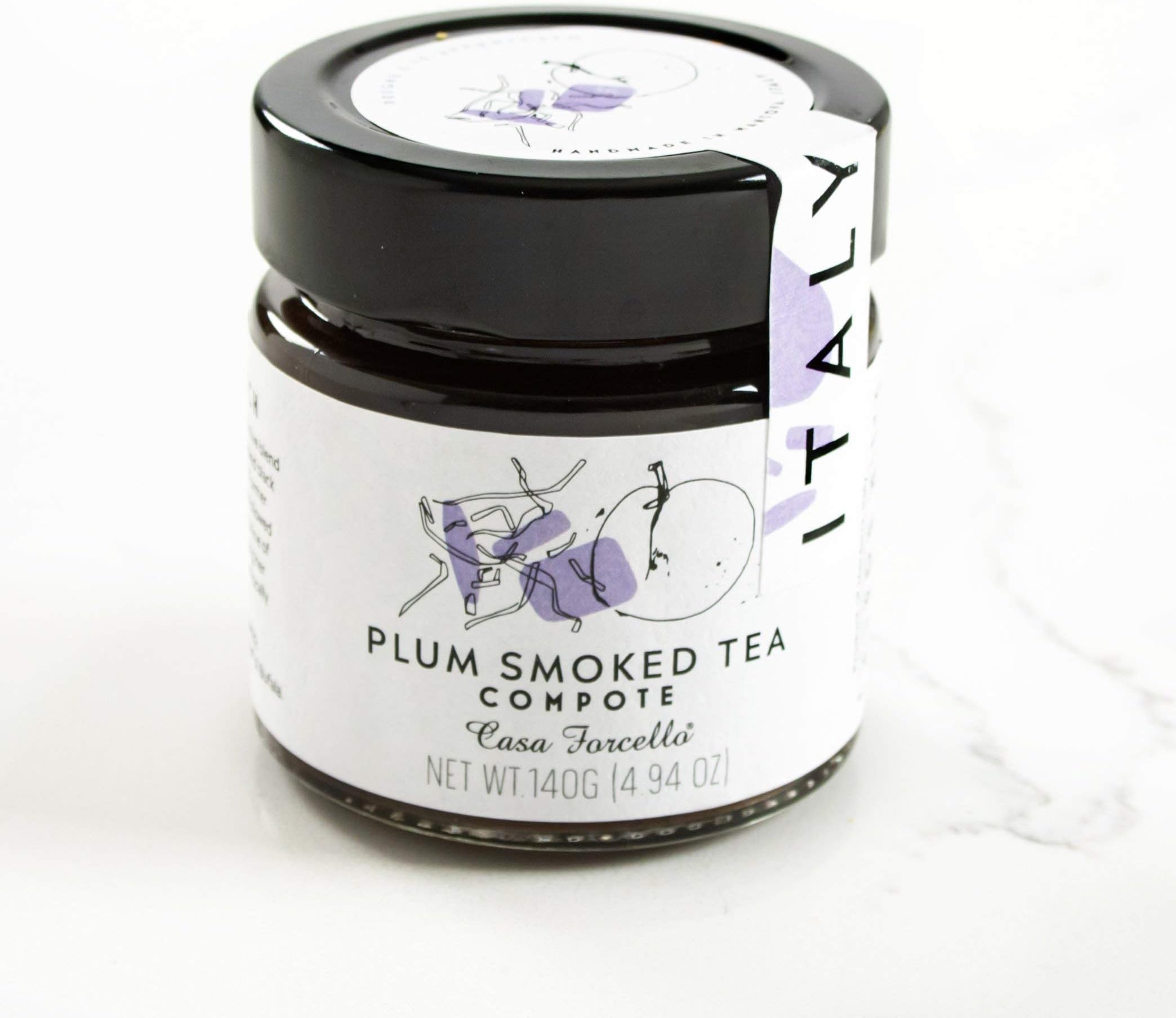 CASA FORCELLO Plum And Smoked Tea Compote-Po-Si, 4.2 OZ