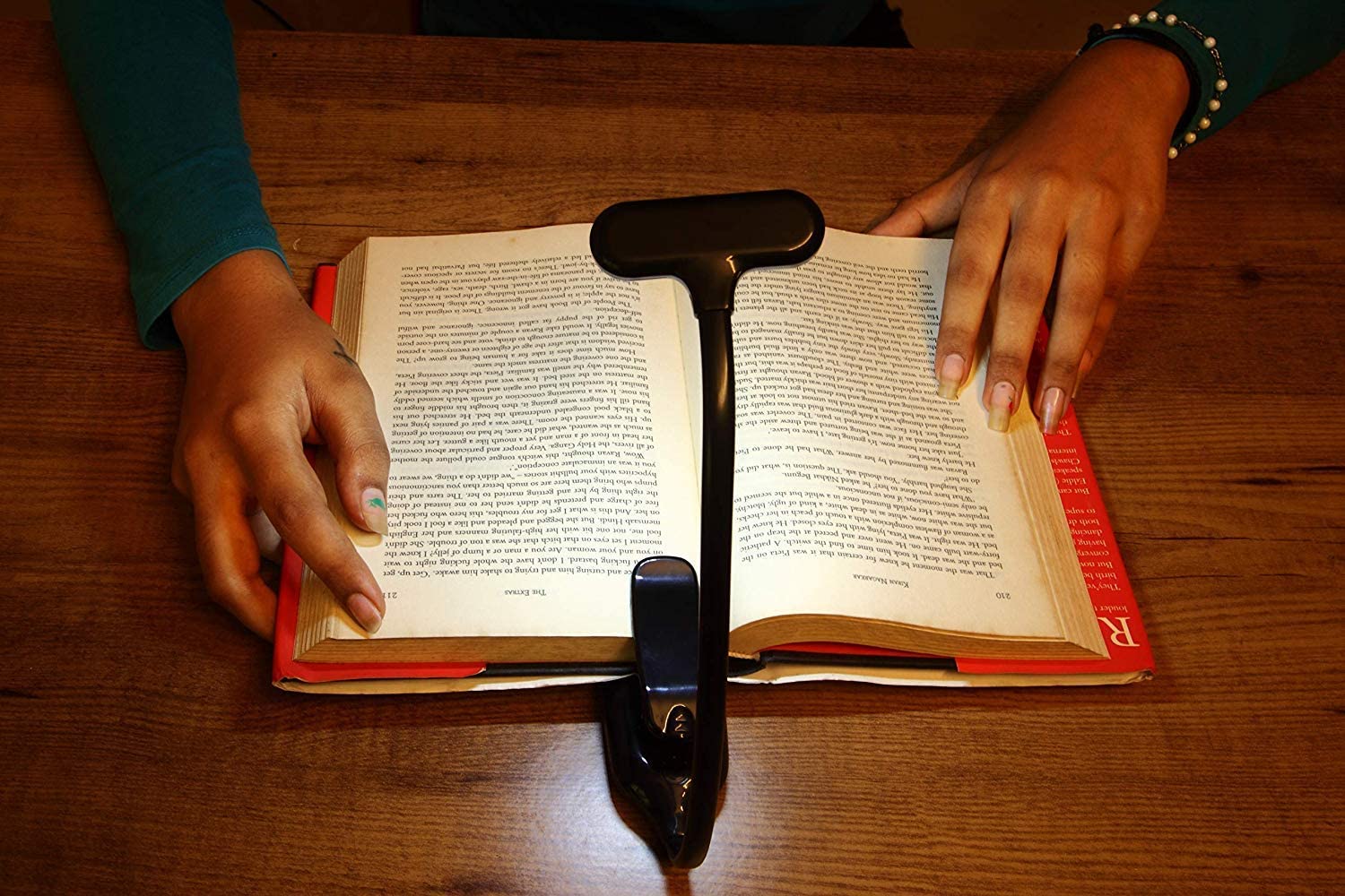 4square 1pc Clip-On Book Light Flexible Reading Lamp with Clip Portable Clip-On LED Light LED Book Reading Light Lamp