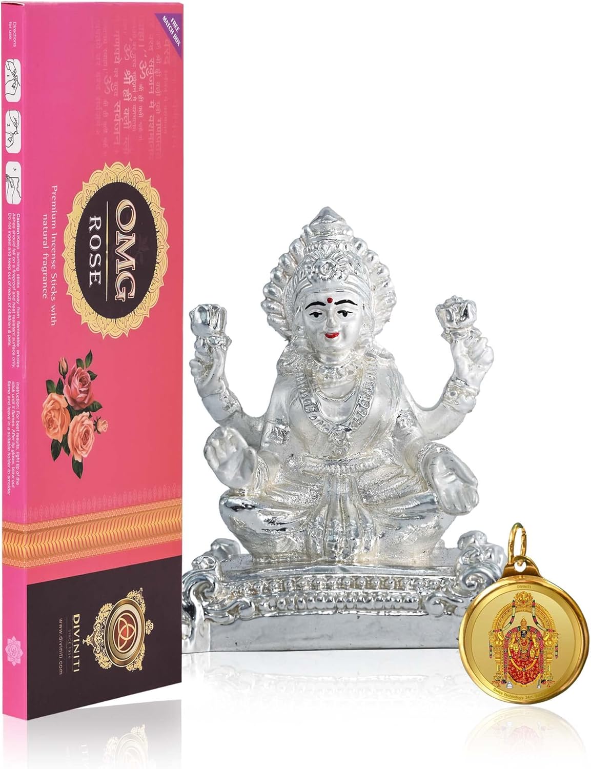 Resgin Laxmi Ji Agrbatti Pendant Combo-AMZ486