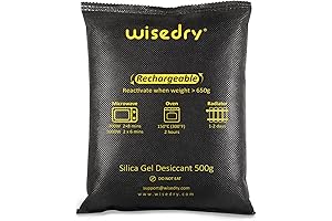 wisedry Silica Gel Desiccant Packets for Dehumidifier Cabinet
