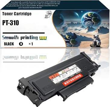Replacement Parts Toner Cartridge PT-310 Compatible with Pantum P3201D P3201DN P3501D P3501DN P3415D P3415DN Printers, Contains Chip and Clear Printing 1 Pack Black