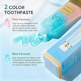 BodyAccel Niacinamide Whitening Toothpaste, Niacinamide Intensive Whitening Toothpaste with Natural Gentle Care Deep Stain Removal Clean Peach Flavor, Improves Gum Health, Fresh Breath (1)