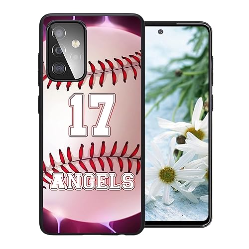 Design Your Own Baseball Phone Case Custom Name Number Yourself TPU Cover Case with Samsung Galaxy A53 5GA03S A02S A10E A10 A12 A13 A32 A33 A42 A50