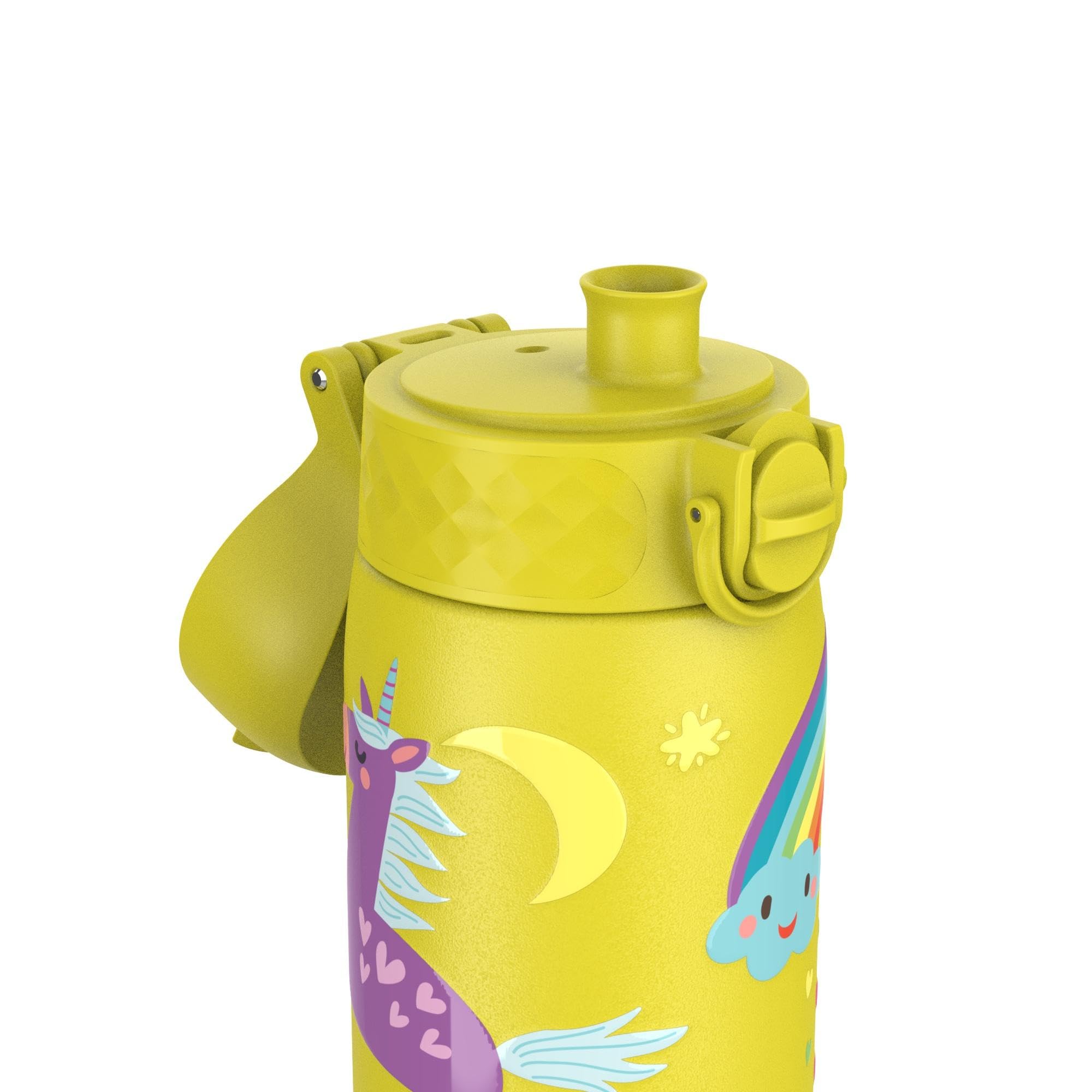 ION8 Lightweight Steel Water Bottle, 600 ml/20 oz, Non-Insulated, Leak Proof, Easy to Open, Secure Lock, Dishwasher Safe - Image 4