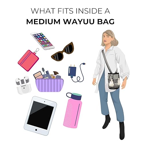 Miniatura 4 de Classic Authentic WAYUU Bag, Mochila from Colombia, Medium Crochet Crossbody, Handmade Medium Purse, Bucket Bag, Colombian Craft (Moda)