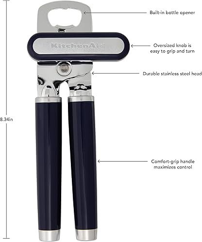 Miniatura 60 de KitchenAid Abrebotellas clásico multifunción de 8.34 pulgadas, tazas medidoras Aqua Sky and KitchenAid - Juego de 4, Aqua Sky aguamarina (Aqua