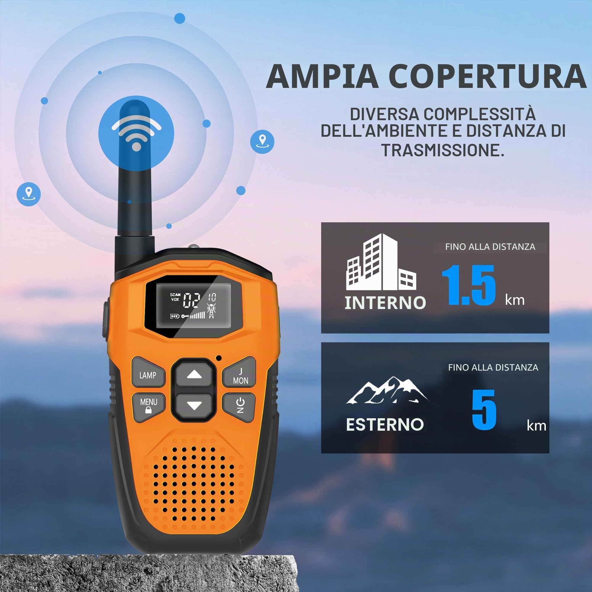 Walkie-Talkie Bambini Ricaricabili,NXGKET Radioline Woki Toki 3 Pezzi,16 Canali Caricabatterie USB di tipo C,Con Torcia per Giochi all'aperto Campeggio Escursionismo,Regali per 3-12 Ragazze o Ragazzi