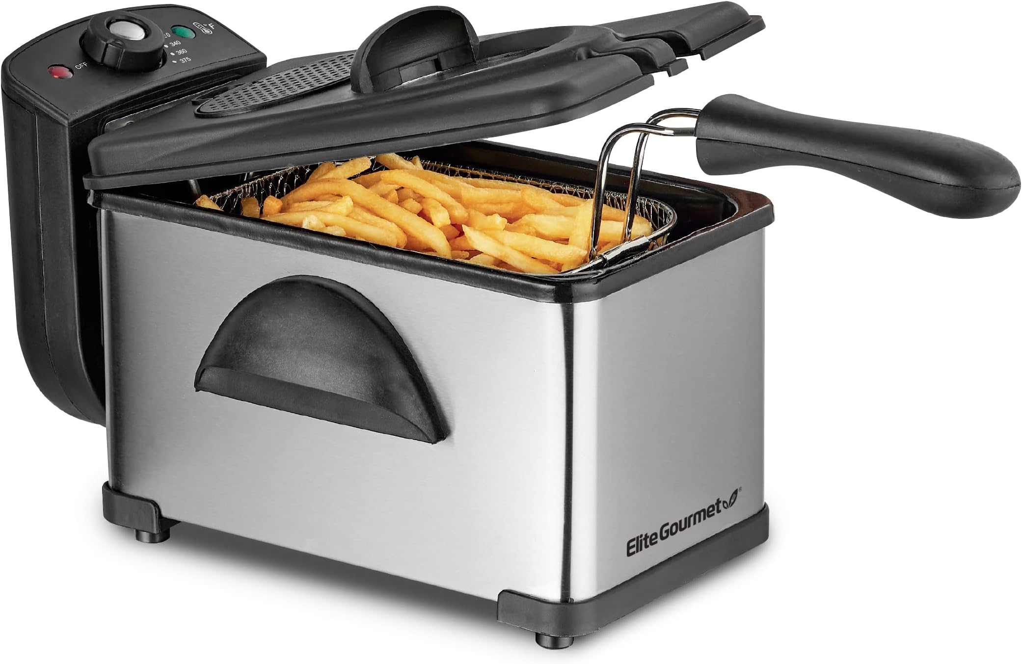 Cuisinart Friteuse compacte CDF100C, argenté/noir Amazon.ca Maison