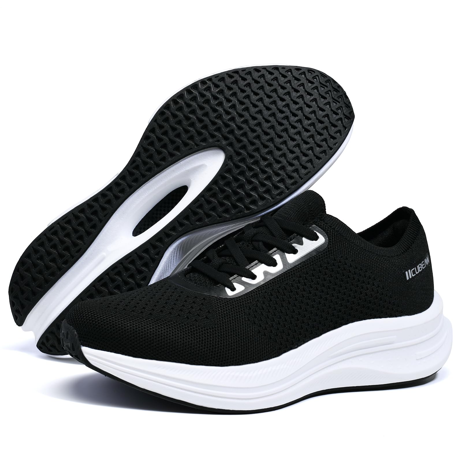 HCUBEAW Men's Running Shoes-Breathable Walking Non-Slip Athletic Sneakers Lightweight Gym Comfortable Tennis Road Sneaker Training Shoe Men with Boxes