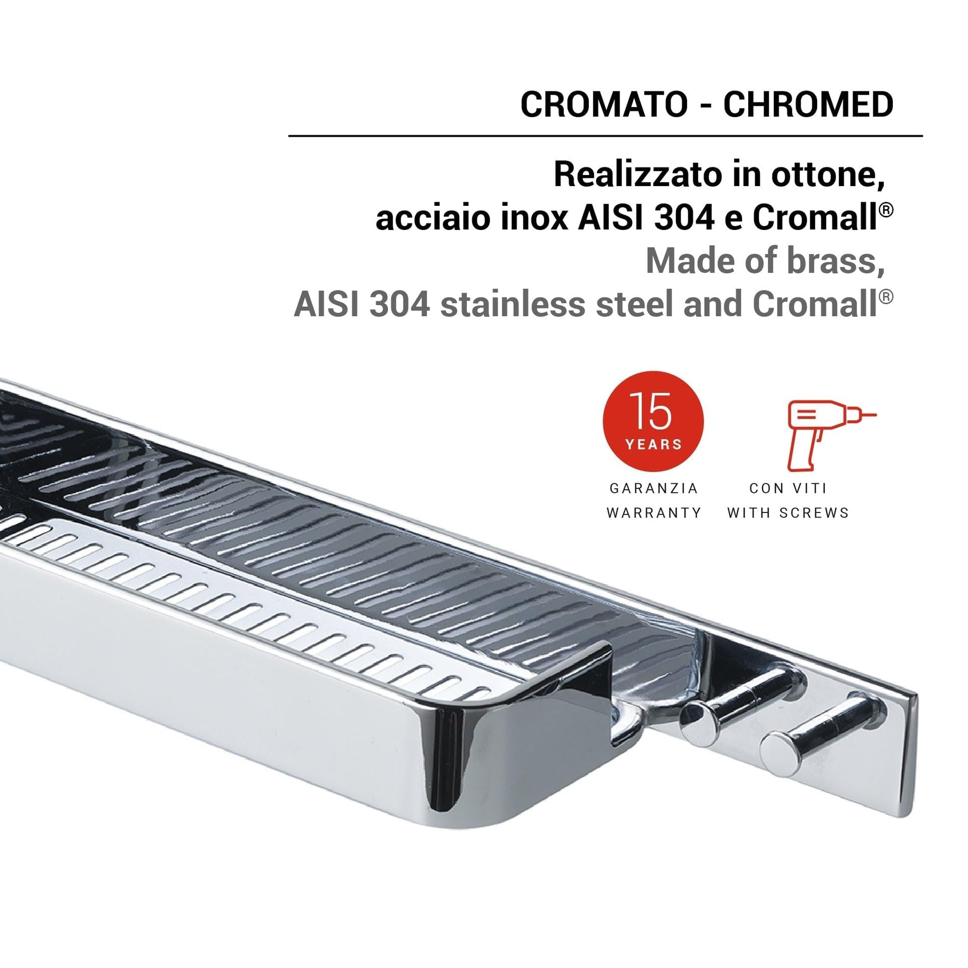 A9181300000 IL GIGLIO Portaobjetos Cromo