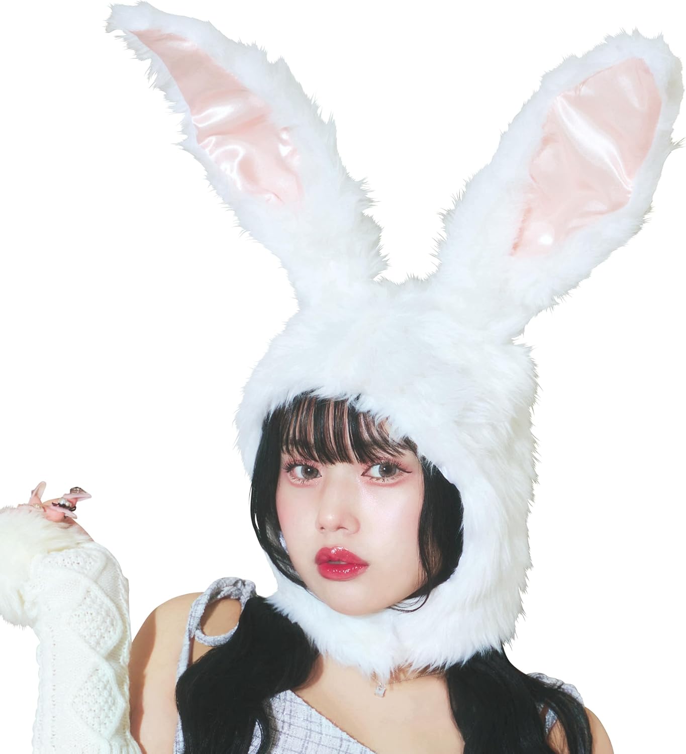 クリアストーン(Clearstone) コスプレ ハロウィン かぶりもの もふもふうさたん ユニセックス ホワイト