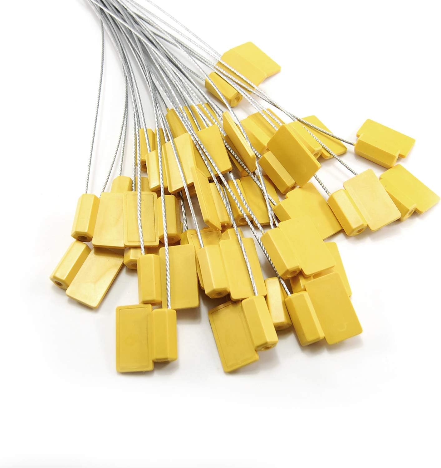 High Security UHF RFID Cable Seals Pull Tight Numbered Metal Security Seals RFID Anti-Tamper Truck Seal Trail Shipping Self-Locking Tags for Transport and Logistics 50 PCS - Image 7