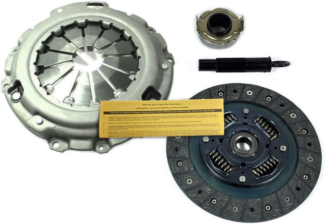 EFT Heavy-Duty Clutch Kit for 2006-2014 Honda Civic DX GX LX EX HF 1.8L 4CYL SOHC Engine - Enhanced Performance & Smooth Engagement - Precise Fitment - Durability and Reliability - 12 Month Warranty