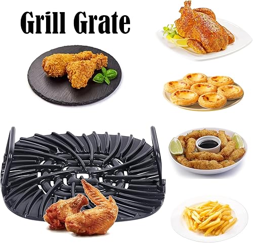 Miniatura 4 de Rejilla de parrilla compatible con Ninja AG301 Foodi, piezas de repuesto para parrilla con papel pergamino para parrilla interior Ninja AG301 Foodi