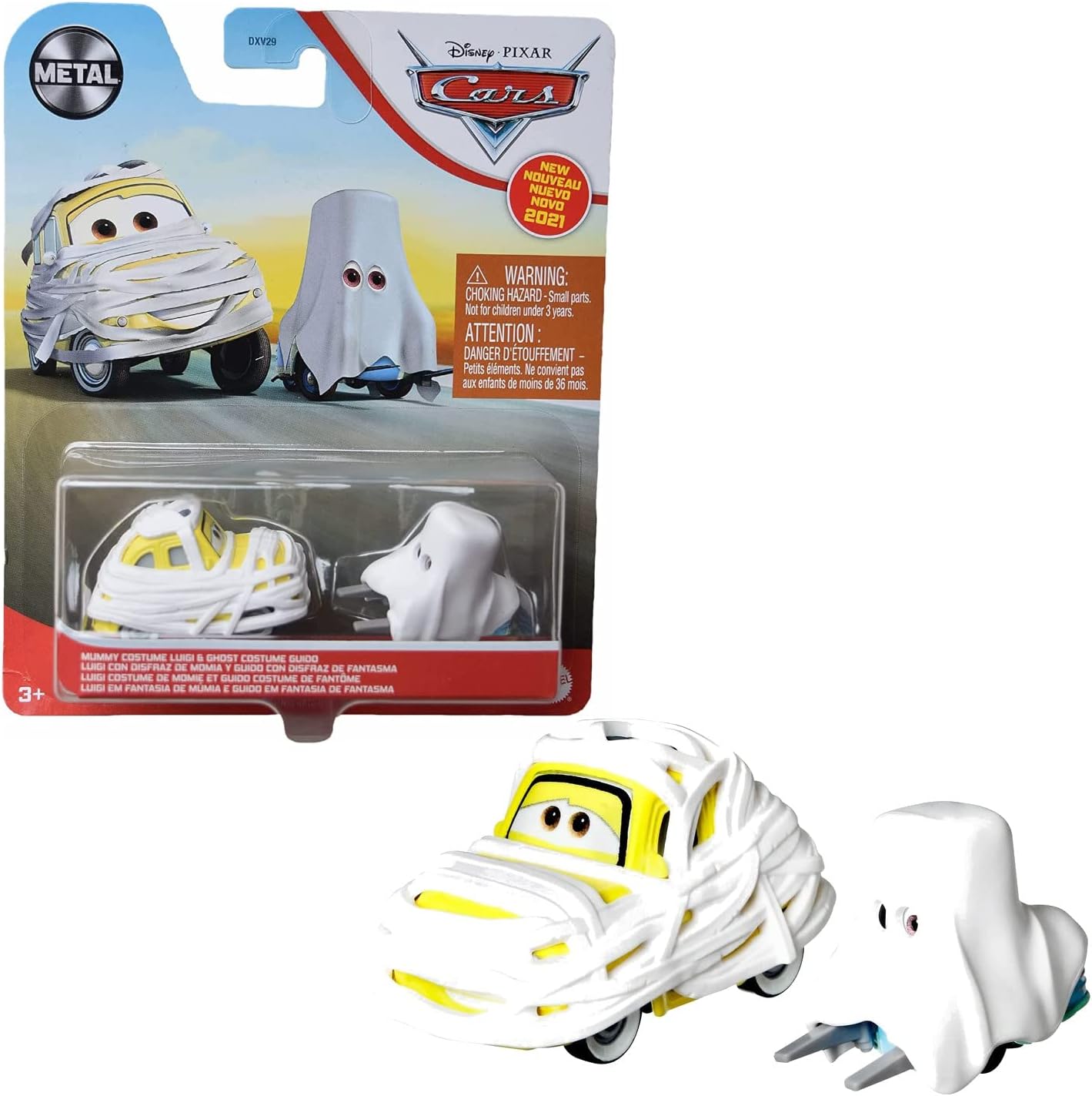 Disney Pixar Cars Mummy Costume Luigi & Ghost Costume Guido