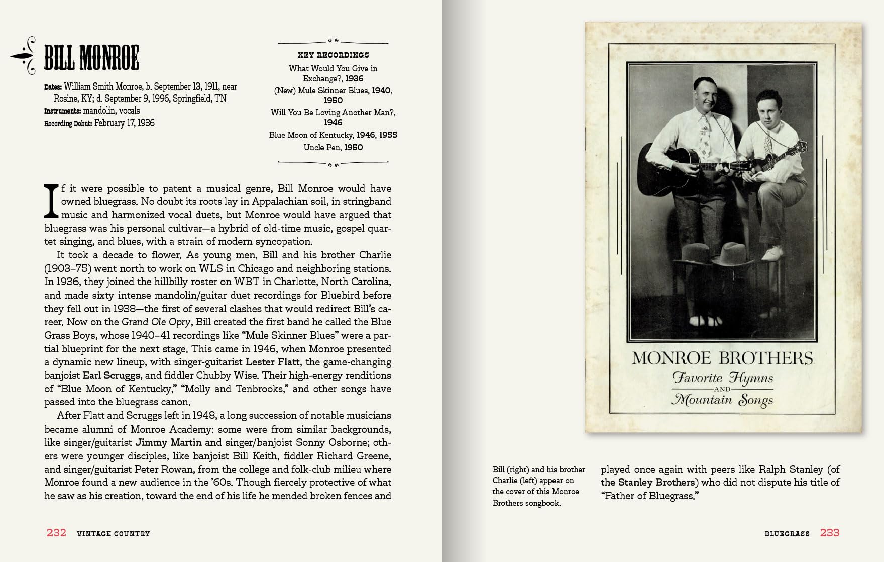 Vintage Country: The Essential Artists and Songs, from Old-Time to Honky-Tonk, 1920-1970