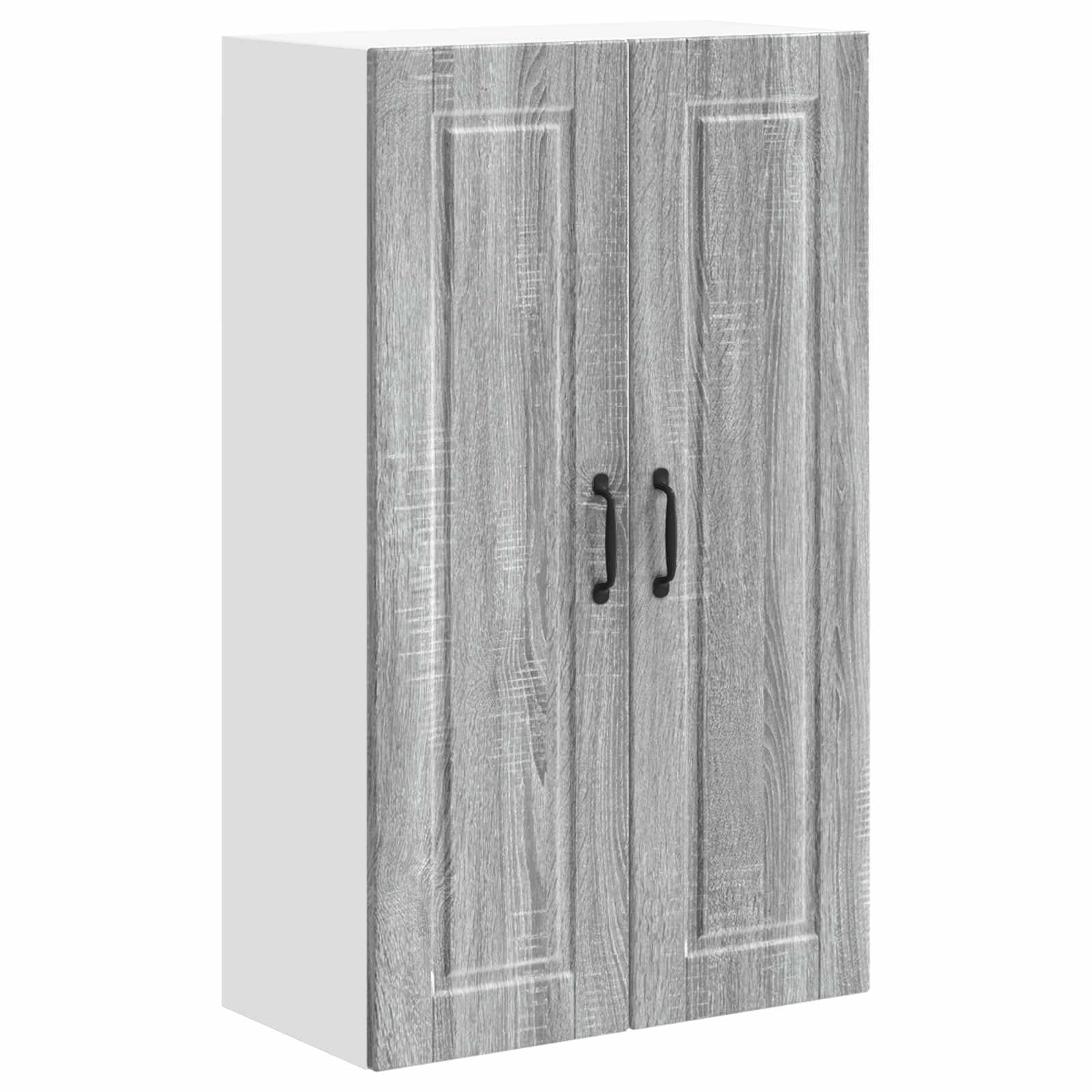 Armadio da parete Porto, 60 x 31 x 100 cm, in legno Sonoma grigio