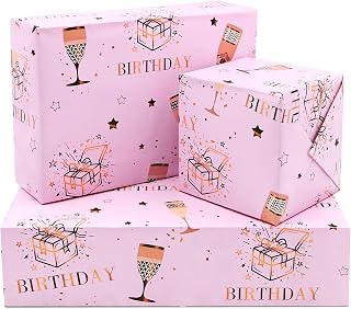 15 Creative DIY String Crafts That’ll Blow Your Mind (#10 Is a Must-Try!) 92 Birthady Wrapping Paper Sheets, 50cm*70cm Rose Gold and Pink Happy Birth...