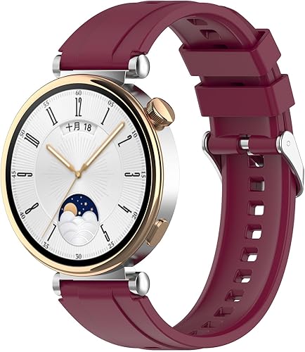 Miniatura 9 de Paquete de 5 correas compatibles con el reloj inteligente Huawei Watch GT 4 de 1.81 pulgadas, silicona suave, transpirable, pulsera deportiva de