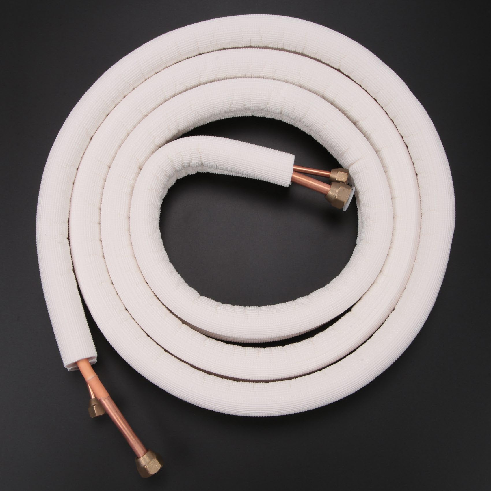 3Metri Condizionatore Coppia Bobina Tubo 1/4 Pollici 3/8 Pollici Isolato Rame Set Condizionatore Parti Riflettendo Tubo