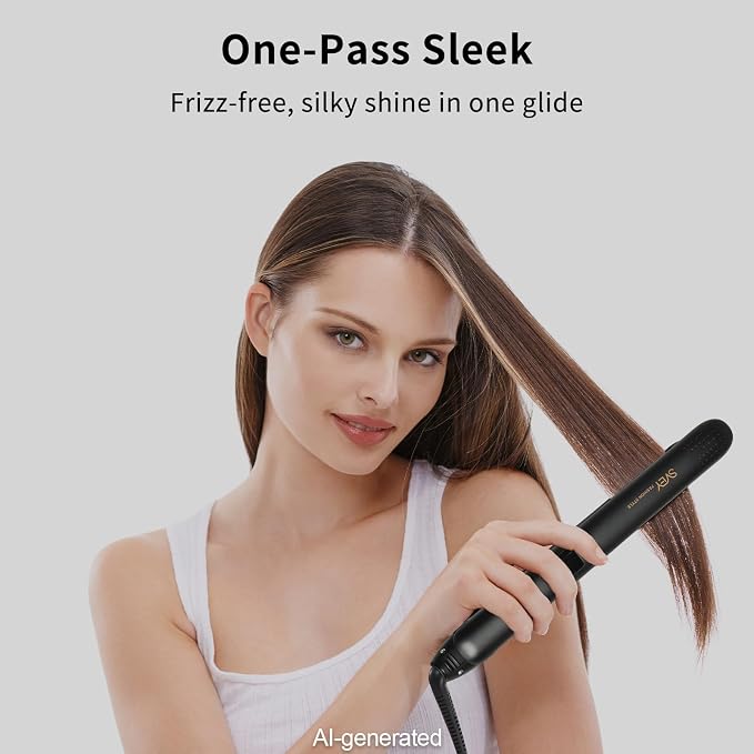 Plancha para cabello SVEY 1 pulgada dual voltage miniatura 5