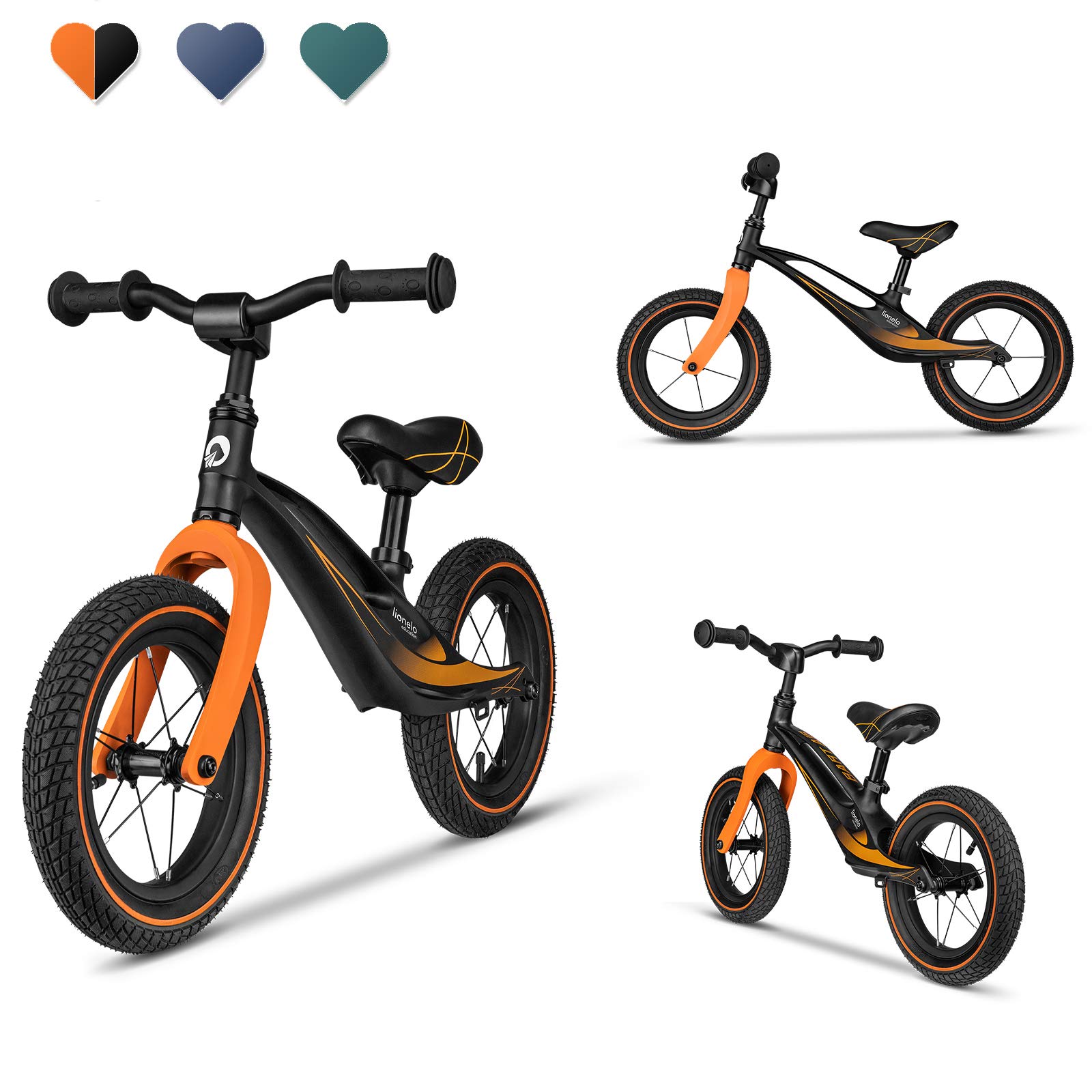 Lionelo Bart balance bike 2-6 years old 