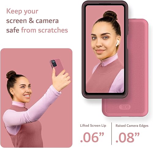 Vista 22 de TUDIA MergeGrip - Funda protectora delgada de doble capa para ZMAX 5G 2022, a prueba de golpes, de grado militar, delgada, de doble capa, para ZMAX