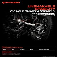 Vista 2 de A-Premium Conjunto de eje de eje CV compatible con Suzuki Aerio 2004-2007 L4 2.3L automático, lado delantero derecho del pasajero, repuesto #