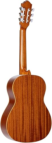 Miniatura 109 de Serie Familiar Guitarra Clásica de Nylon Tamaño 1/4 con Bolsa Tapa de cedro - Natural - Satén