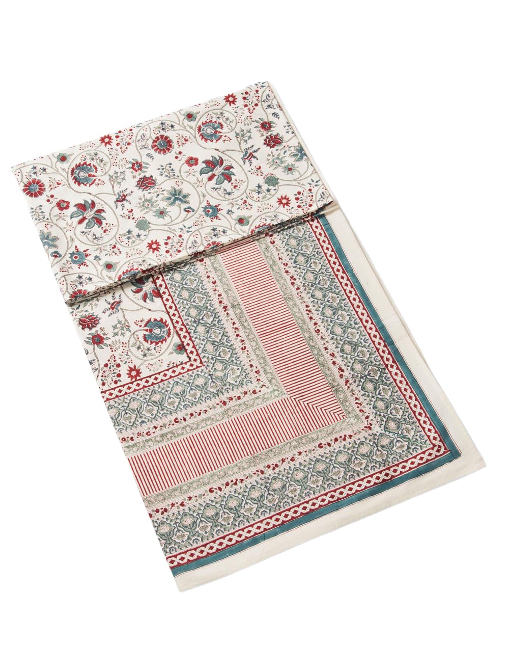 Fabindia Nazm Cotton Hand Block Printed Bed Covers-picture-34