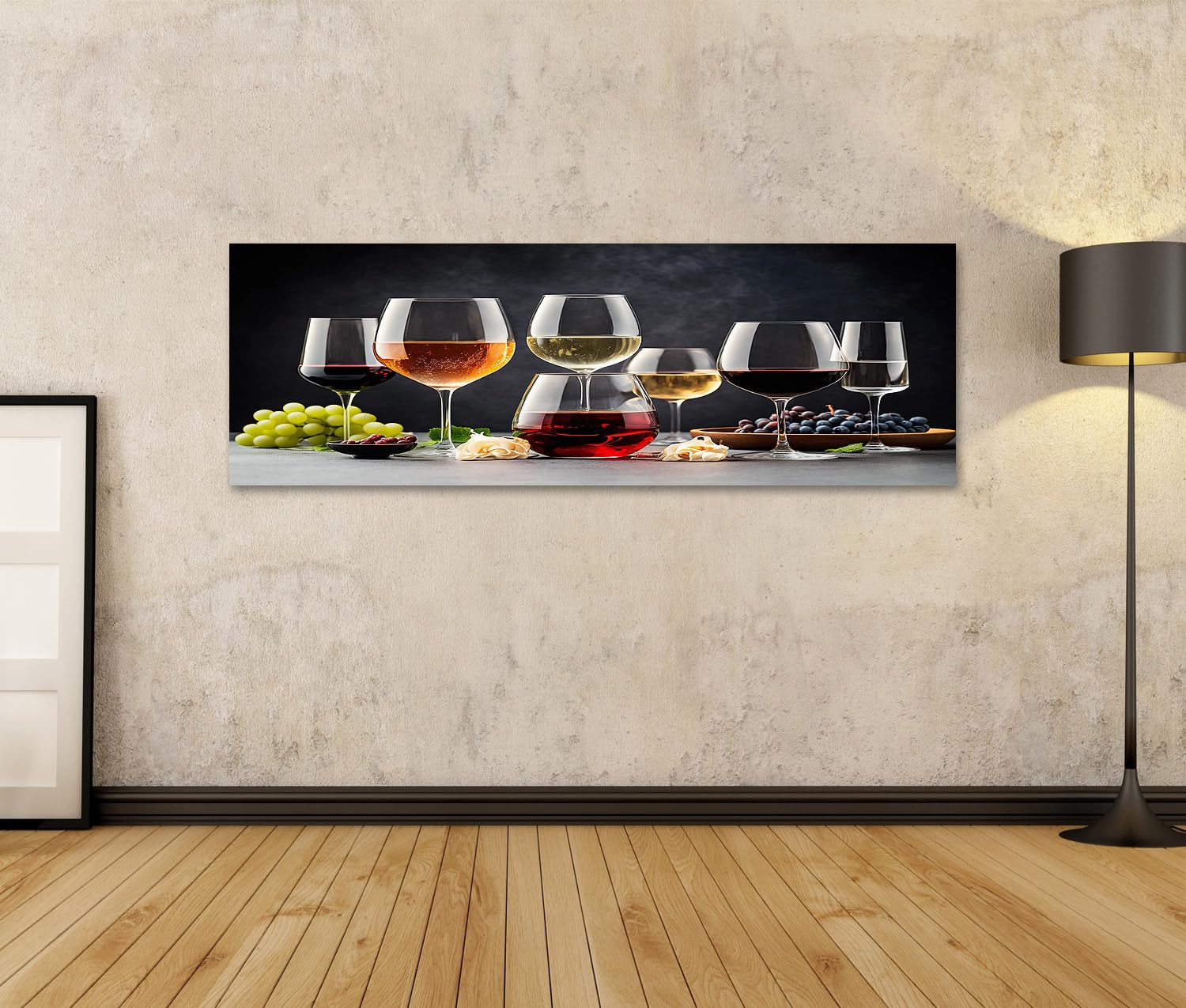 islandburner Quadro su Tela Varietà Bicchieri Rosso Bianco Rosa Vino Varietà Bicchieri Da Vino Rosso Bianco Rosa W Immagini Poster