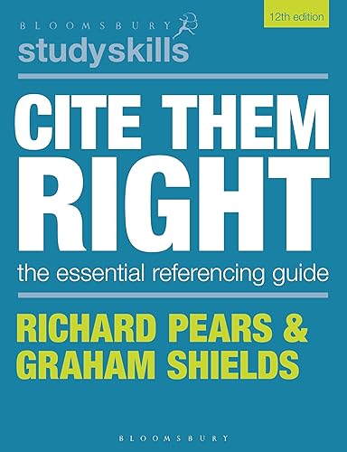 Cite Them Right: The Essential Referencing Guide