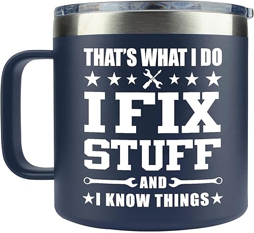 Miniatura 10 de Regalos para papá de hija, hijo, niños en el día del padre, Navidad, cumpleaños - Divertidos regalos para papás - Regalo para padre - Taza de papá