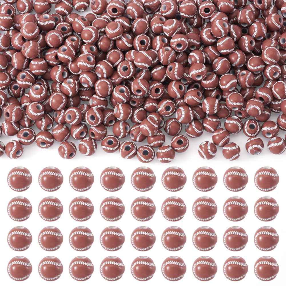 Perles de tennis marron pour fabriquer des bijoux de club créatifs en lot de 300