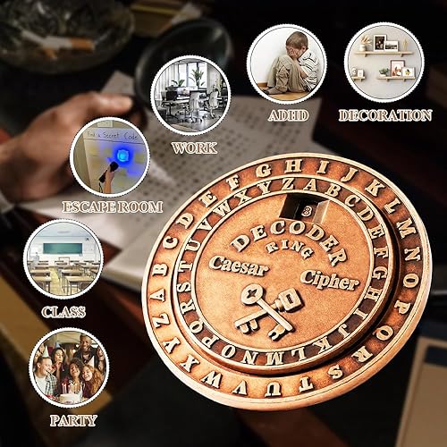 Miniatura 2 de Fidget Toys Adults Brain Teaser Puzzles Fidget Spinners Metal Anxiety Stress Relief Toy Mind Puzzles Escape Room Game ADHD Autism Fidget Sensory