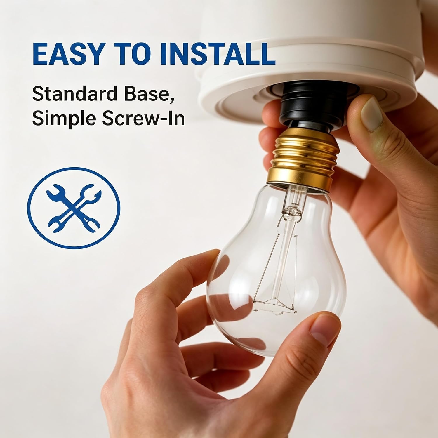 60W Incandescent Light Bulbs E26 A19, Soft Warm White, 6 Pack image 5