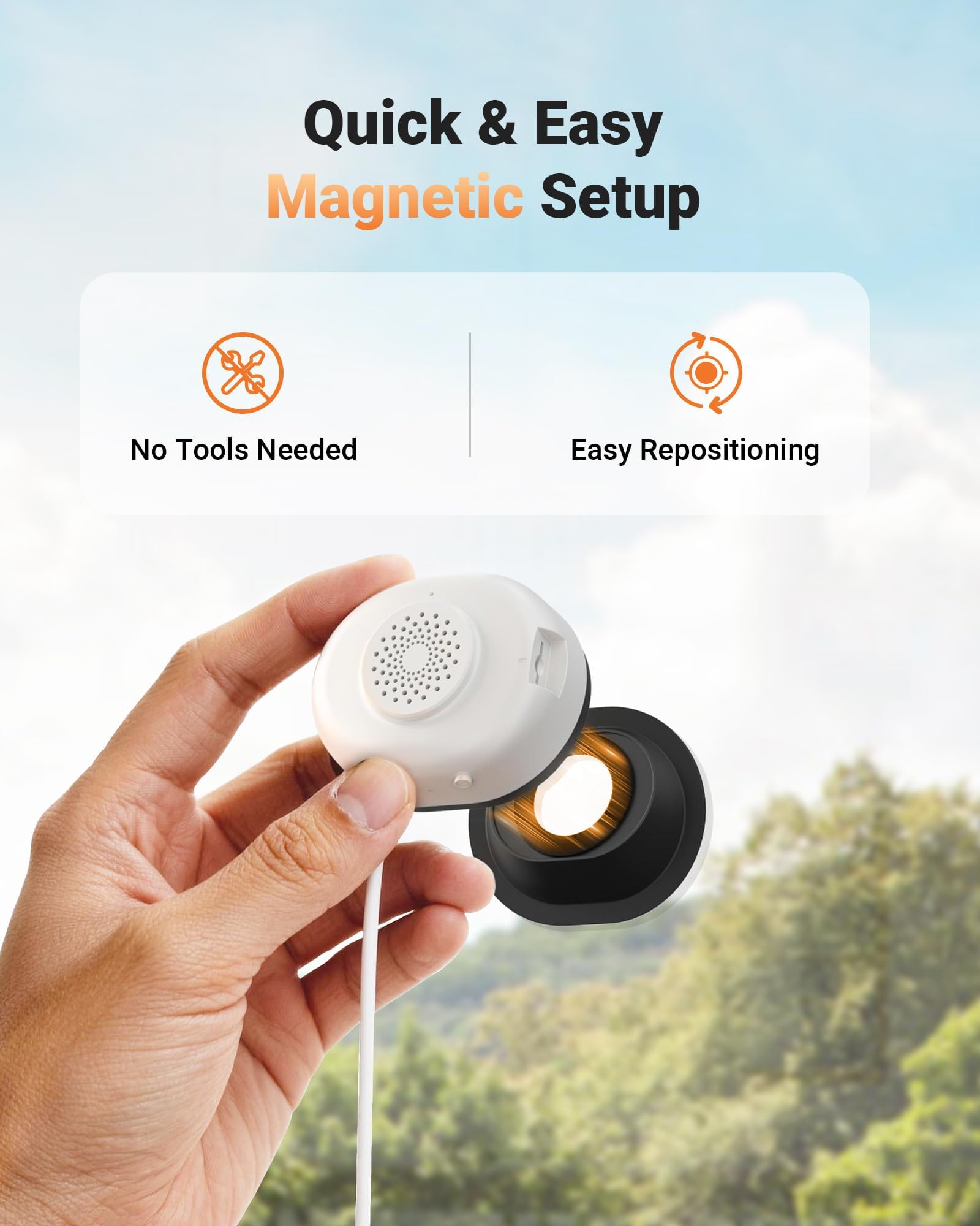 Anlapus Pack de 4 cámaras A60 Pro de 3 MP para ventana WiFi, vigilancia interior hacia el exterior