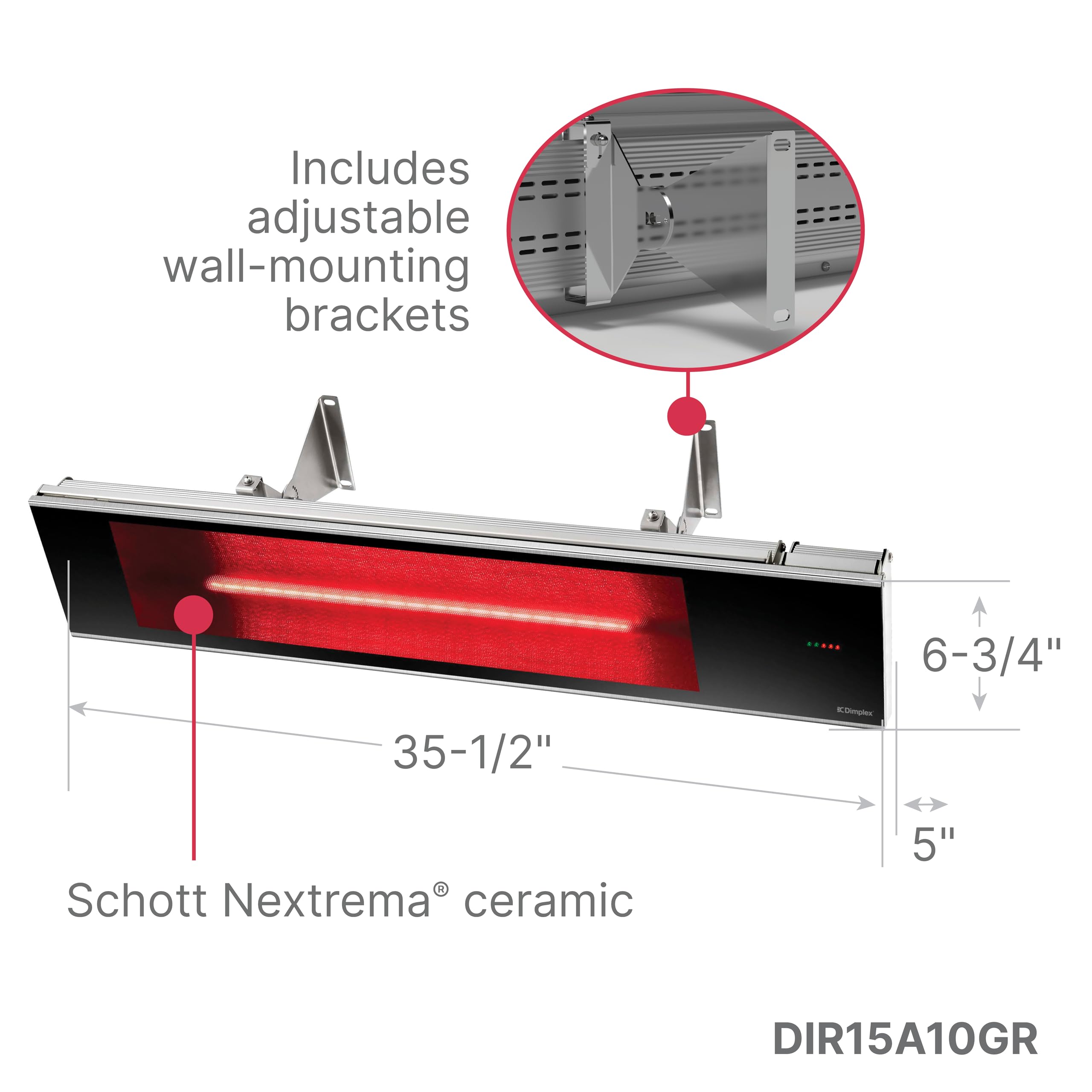 Dimplex Outdoor Wall Mounted Patio Heaters Wall Mounted Outdoor