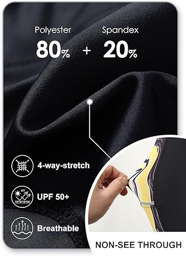 Miniatura 4 de BALEAF Mens Cycling Shorts 4D Padded Bike Shorts Bicycle Riding Mountain Biking Chamois Gel Pockets UPF50 Negro, Azul / Patchwork, forro polar verde