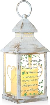 This Candle Burns in Loving Memory Memorial Lantern Sympathy Gift