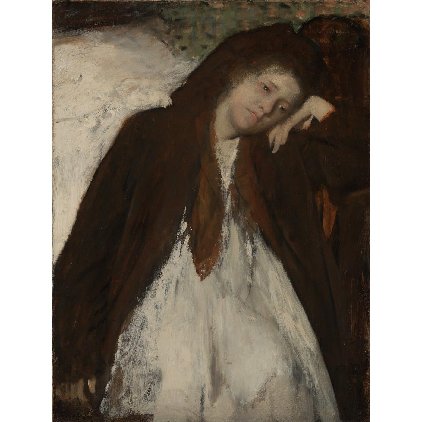 Impression giclée Degas The Convalescent toile 76x101 cm